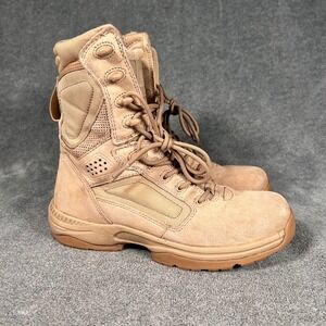 Altama Tactical Combat Boots Coyote Tan Suede Lace Up Mens 6.5 3658R